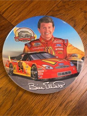 Bill Elliott #94‎ NASCAR 25th
Anniversary McDonalds Commemorative Plate 9.5"